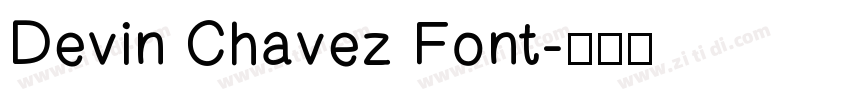 Devin Chavez Font字体转换